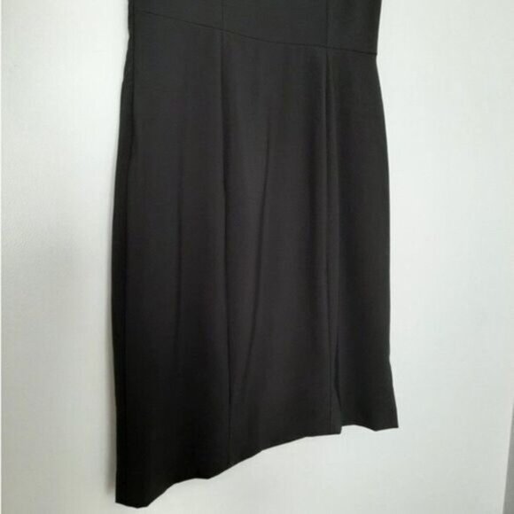 CYNTHIA STEFFE \ Wool Blend LBD Sheath Dress Lace Detail Black Sz 4 - Picture 15 of 15